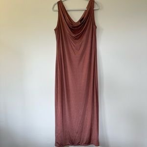 Rose Gold Sparkle Formal Dress